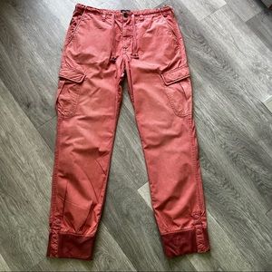 Vintage 1990s Y2K Armani Jeans Distressed Military Cargos Multipocket Pants